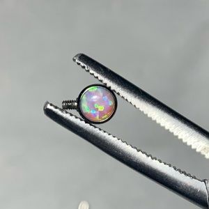 Reserved! Neometal Titanium Barbell set Opal ends